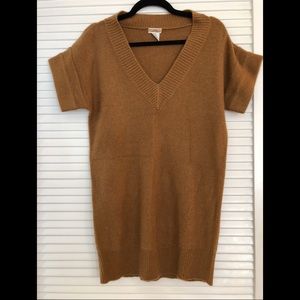 J Crew cashmere v-neck tunic sweater